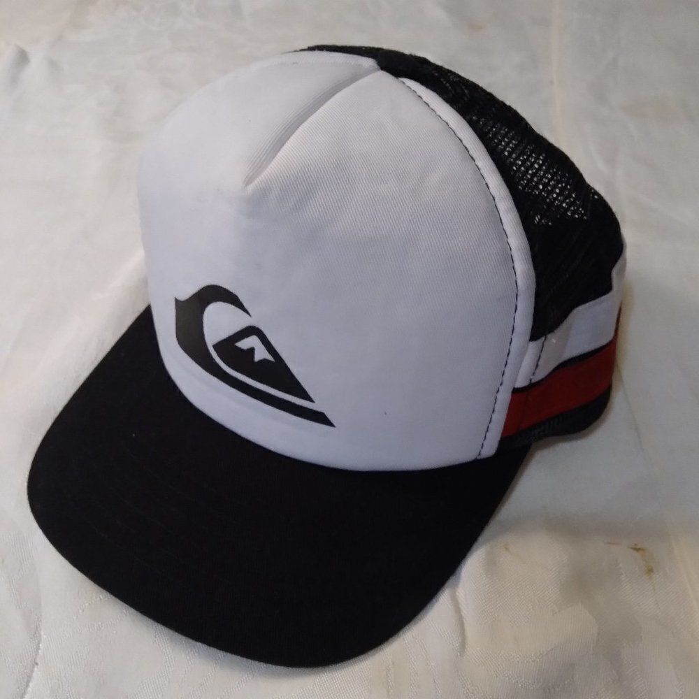 Vintage Quiksilver Logo Trucker Snap Back Hat
